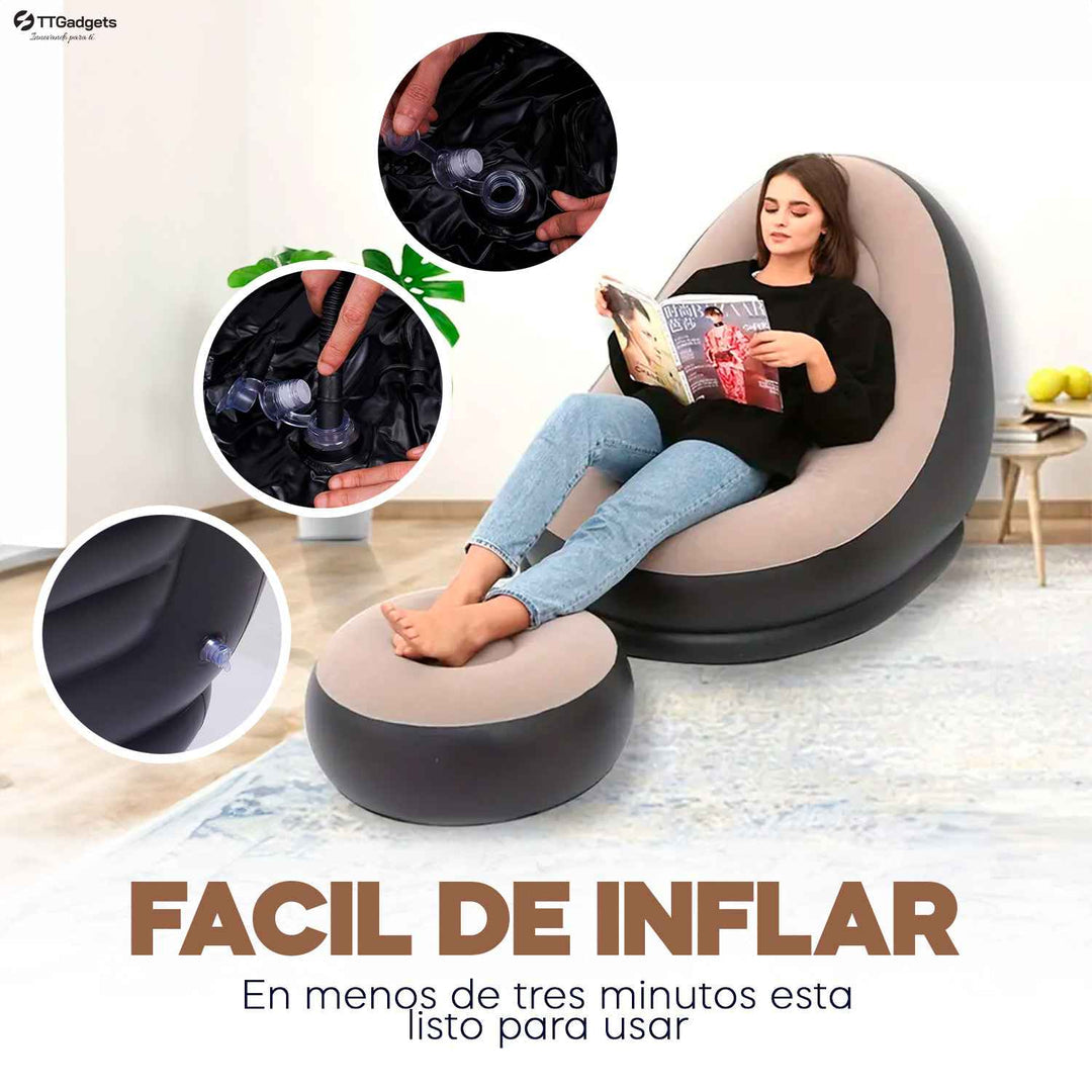 SILLON INFLABLE SET/2PZAS