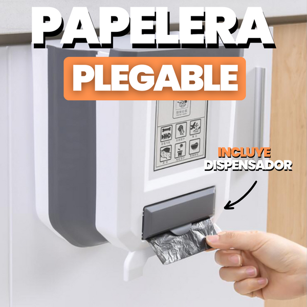 BASURERO PEGABLE PREMIUM CON DISPENSADOR